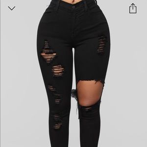 Fashion nova ‘glistening jeans”